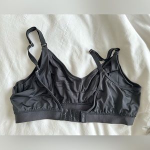 BODILY pumping nursing breastfeeding “Do Anything” bra black size M